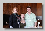 76  Convention Grant Students Laura Frost, Lacie Schulte, + Jeremy Keene meeting for the first time at convention  [JMH]